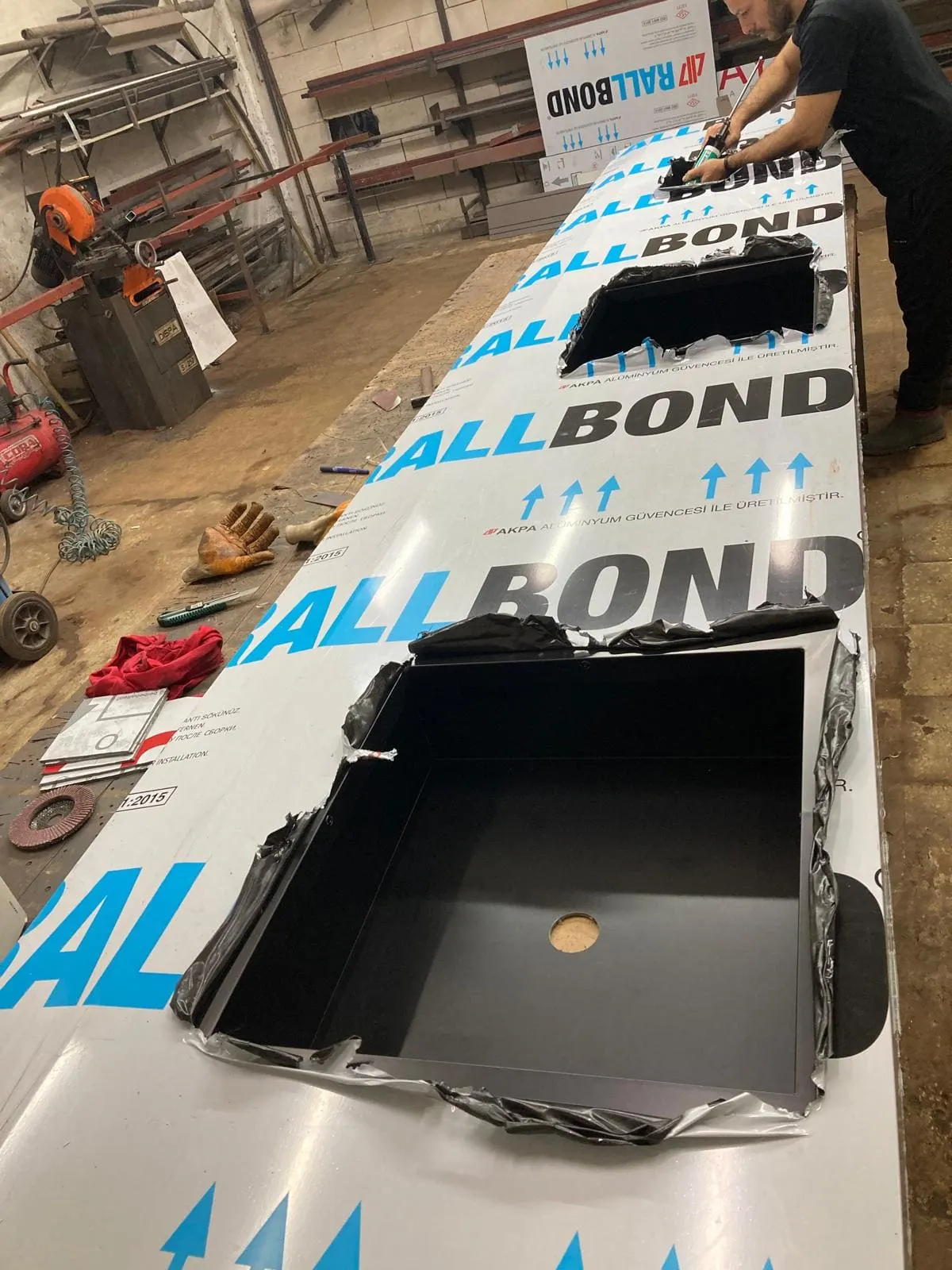 Kompozit panel tezgah uygulaması - proje görseli 3