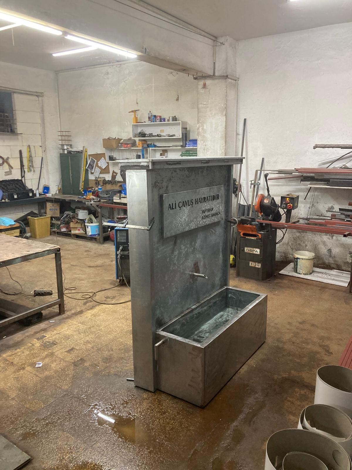 Profil iskelet ve sac kaplama çeşme imalatı - proje görseli 4