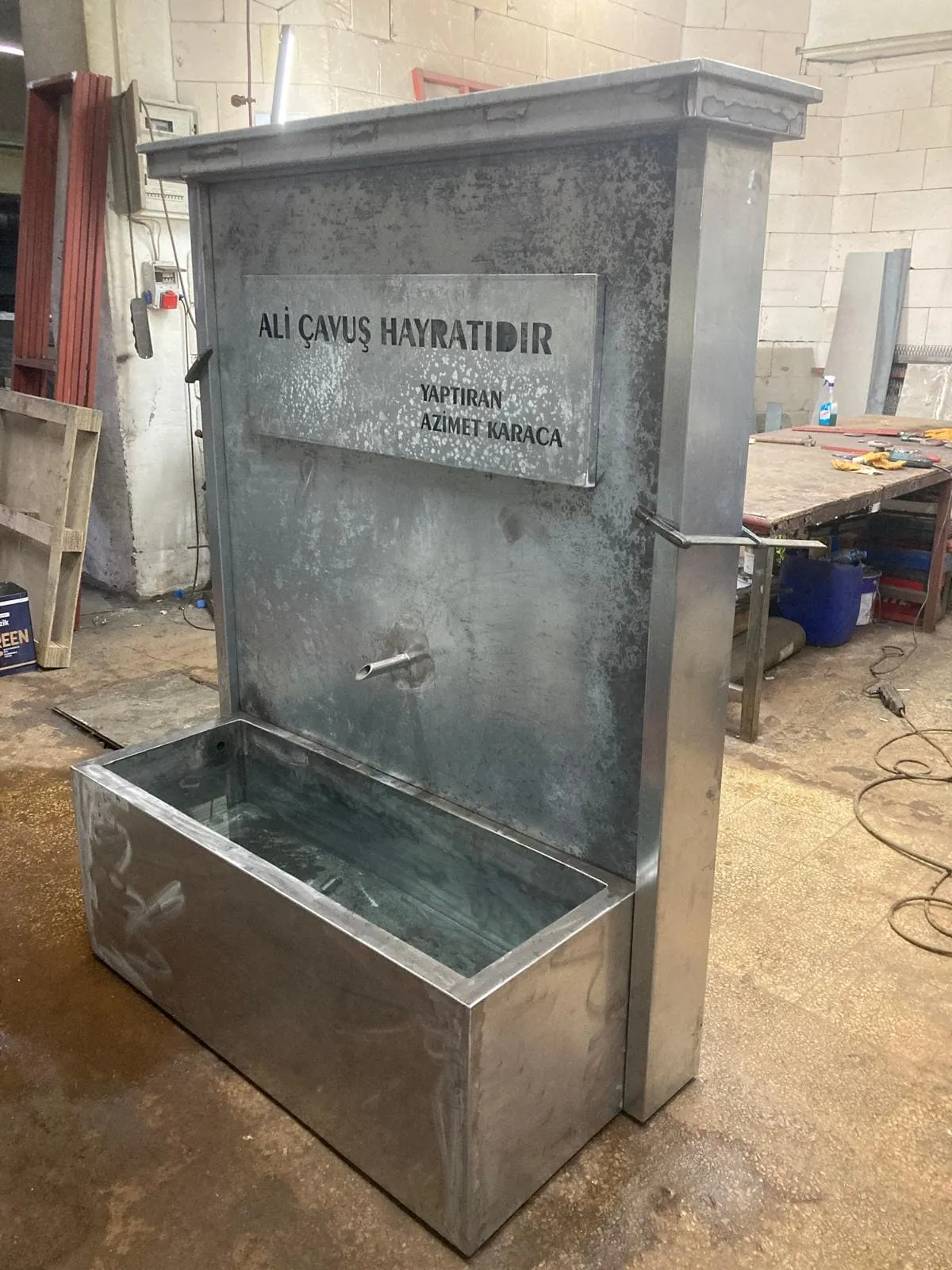 Profil iskelet ve sac kaplama çeşme imalatı - proje görseli 5